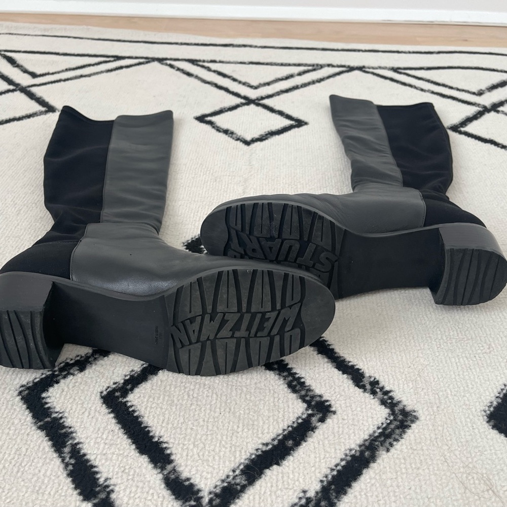 Stuart Weitzman Black Over the Knee Boots - Picture 8 of 15